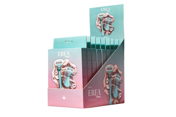 AMMO ALBA Shaver 5-teräinen 1pkt (sis. normaalin ja matkavarren+kotelon) x9